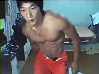 Asian Amateur Guy Abusing Himself On Cam