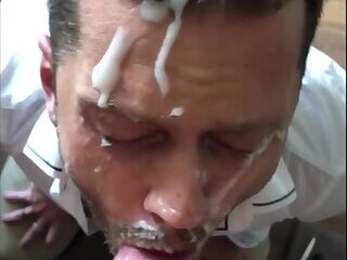 Huge Facial Cumshot Lots of Cum on Face