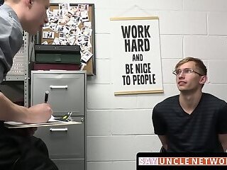 Gay Darron Bluu dominated raw by Cole Church's big black dick
